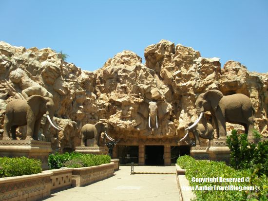 The Bridge Of Time, Sun City with elephants