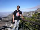 Ambar Hamid at The Table Mountain, Cape Town